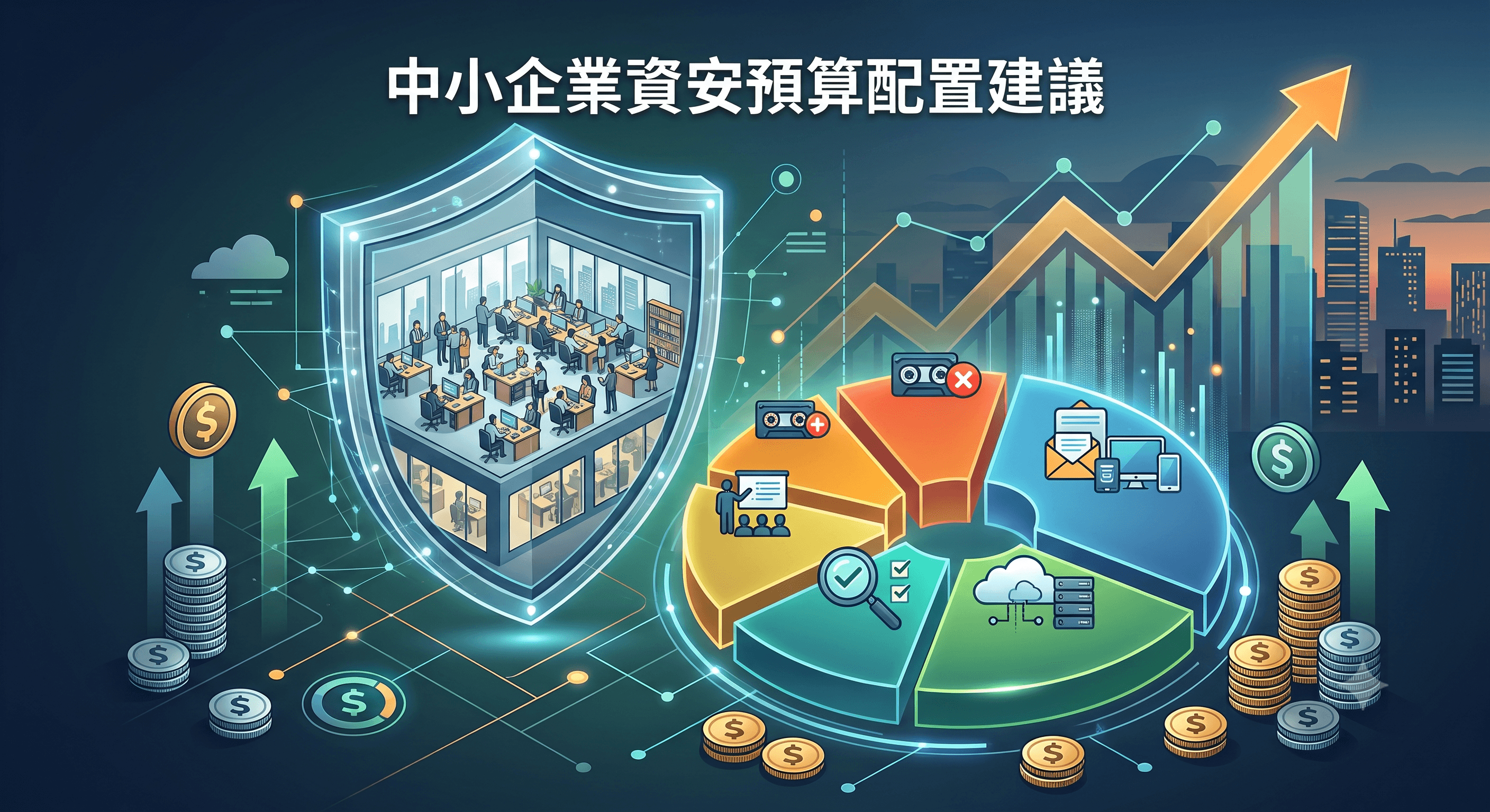中小企業資安預算配置建議（員工 50-300 人）